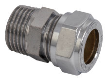 Klemring union rett 15 mm x 1/2"